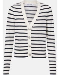 Veronica Beard - Solene Striped Cashmere Cardigan - Lyst