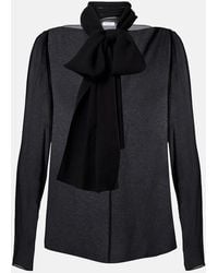 Alaïa - Schluppenbluse - Lyst