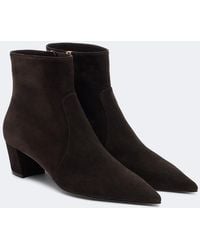 Gianvito Rossi - Keinna Suede Ankle Boots - Lyst