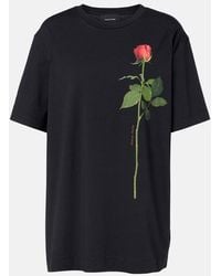 Simone Rocha - Printed Cotton Jersey T-Shirt - Lyst
