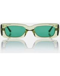 The Attico - X Linda Farrow gafas de sol Mini Marfa rectangulares - Lyst
