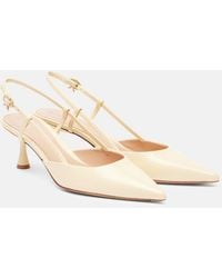 Gianvito Rossi - Ascent 55 Leather Slingback Pumps - Lyst