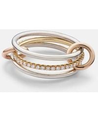 Spinelli Kilcollin - Sonny Mx 18Kt, And Rose Diamond Ring - Lyst