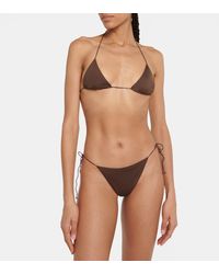 Bikini Eco-Basic in Braun Oséree Synthetik Exklusiv bei Mytheresa Damen Bekleidung Bademode und Strandmode Bikinis und Badeanzüge 