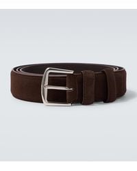 Loro Piana - Alsavel Suede Belt - Lyst