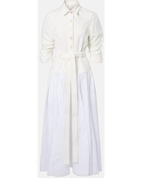 Gabriela Hearst - Delyth Cotton And Linen Maxi Dress - Lyst