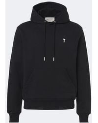 Ami Paris - Sweat-Shirt A Capuche Ami De Cour En Coton - Lyst