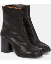 Maison Margiela - Tabi Leather Ankle Boots - Lyst