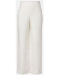 Posse - Noelle Linen Wide-Leg Pants - Lyst