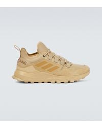 adidas Urban Terrex Leather Hiking Sneakers - Brown