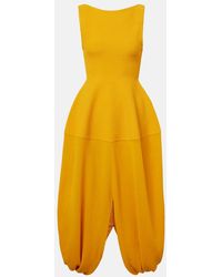 Proenza Schouler - Sukki Draped Midi Dress - Lyst