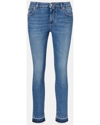 Dolce & Gabbana - Low-Rise Skinny Jeans - Lyst