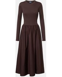Polo Ralph Lauren - Cotton Midi Dress - Lyst