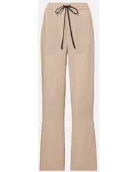 Victoria Beckham - Striped Pajama Pants - Lyst