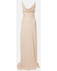 Blumarine - Georgette Maxi Dress - Lyst