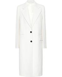 JOSEPH Wool-blend Coat - White