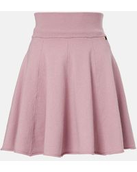Extreme Cashmere - N°379 Girl Cashmere-Blend Miniskirt - Lyst