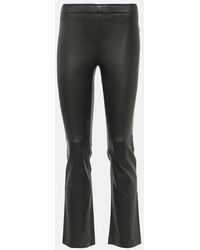 Stouls - Jp Twenty Slim Leather Pants - Lyst