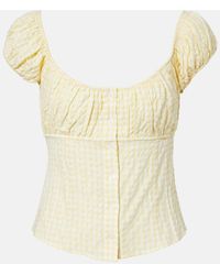 Montce - Millie Gingham Top - Lyst