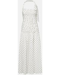 Posse - Edie Polka-Dot Maxi Dress - Lyst