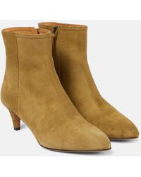 Isabel Marant - Deone Suede Ankle Boots - Lyst