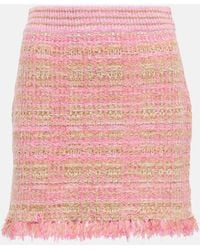 LoveShackFancy - Balsam Tweed Miniskirt - Lyst