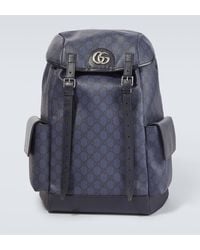 Gucci - Ophidia GG Medium Leather Backpack - Lyst