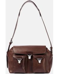 Lemaire - Schultertasche Gear Medium Aus Leder - Lyst