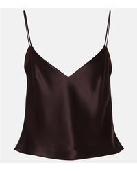Galvan London - Ischia Satin Camisole - Lyst