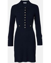 Veronica Beard - Lauper Ribbed-Knit Minidress - Lyst