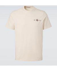 Moncler - Cotton-Blend Jersey T-Shirt - Lyst