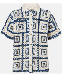 ALÉMAIS - Dolly Crochet Cotton Shirt - Lyst