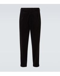 Brunello Cucinelli - Cotton-Blend Corduroy Straight Pants - Lyst