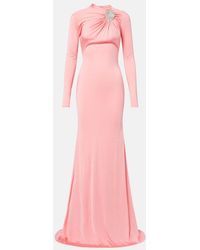 David Koma - Embellished Satin Gown - Lyst