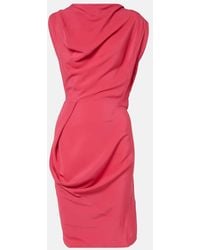 Vivienne Westwood - Fond Draped Midi Dress - Lyst