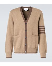 Thom Browne - 4-Bar Cotton Cardigan - Lyst