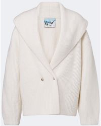 arch4 - Lucille Ribbed-Knit Cashmere Cardigan - Lyst