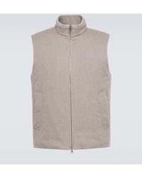 ZEGNA - Cashmere Down Vest - Lyst