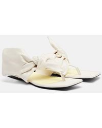 Givenchy - Boudoir Bow Leather Sandals - Lyst
