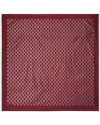 Gucci - Panuelo De Sarga De Seda Con Gg - Lyst