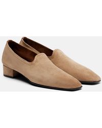 Herbert Levine - Soft Touch Suede Loafers - Lyst