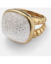 Marina B - Tigella 18Kt Ring With Diamonds - Lyst