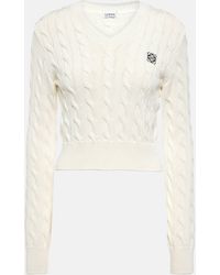 Loewe - V-Neck Sweater - Lyst