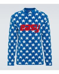 ERL - Printed Cotton-Blend Sweater - Lyst