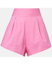 Adriana Degreas - Cotton Wide-Leg Shorts - Lyst