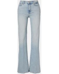 7 For All Mankind - Jeans Flared Modern Dojo De Tiro Medio - Lyst