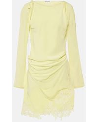 Acne Studios - Minikleid Mit Spitze - Lyst