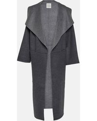 Totême - Signature Wool And Cashmere Coat - Lyst