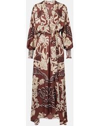 Poupette - Kristen Printed Maxi Dress - Lyst