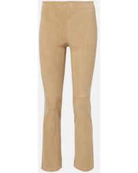 Stouls - Jp Twenty Flared Suede Leggings - Lyst